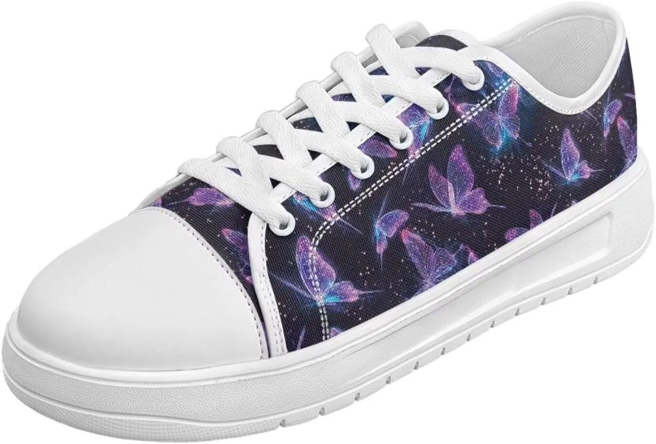 Sneakers for Women Shoes Footwear Memory Foam Insole Lightweight and Non-Slip Sole Lace Up Fashion Sneaker