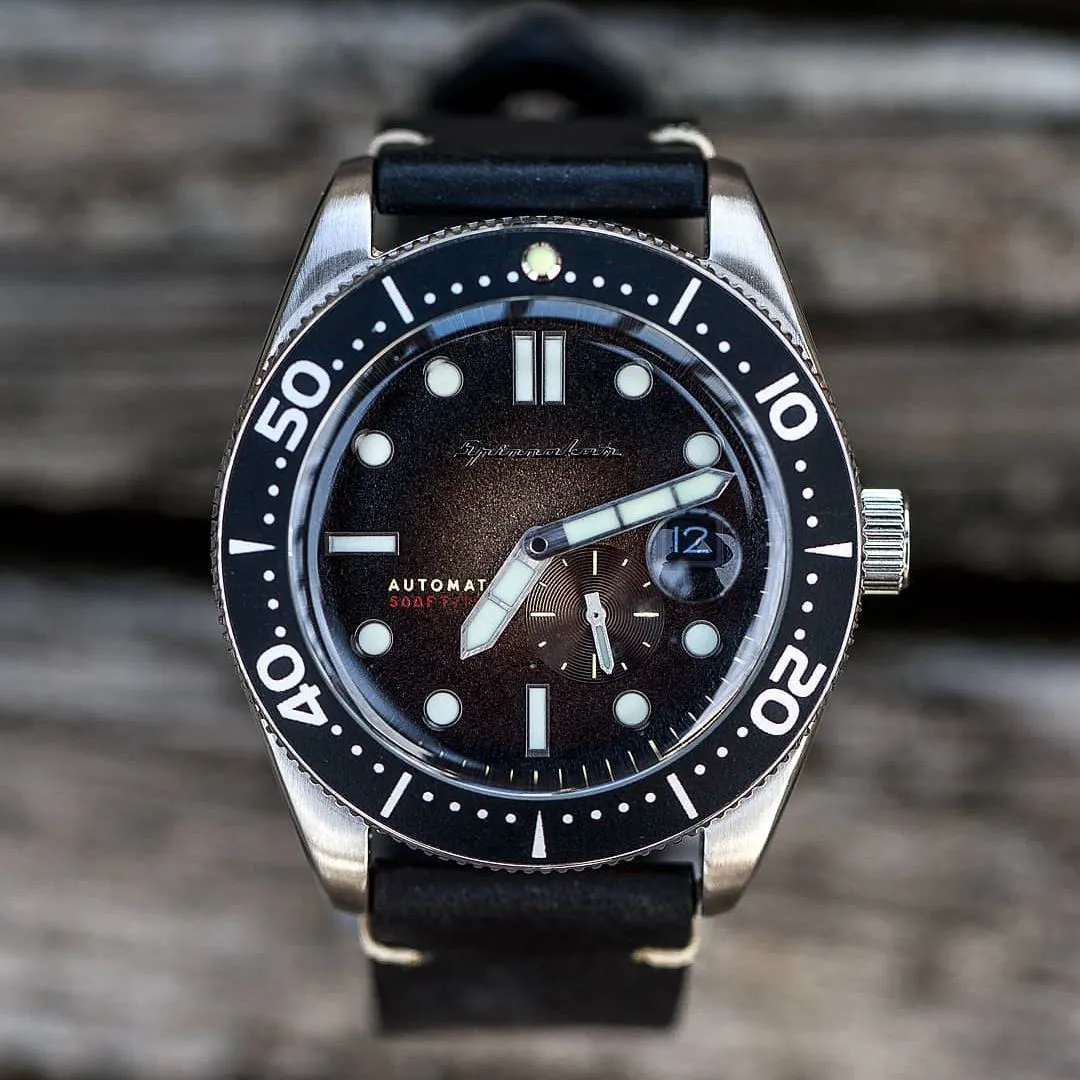 Spinnaker Croft SP-5058-03 (Textured&nbsp;Black&nbsp;Fumé&nbsp;Dial)