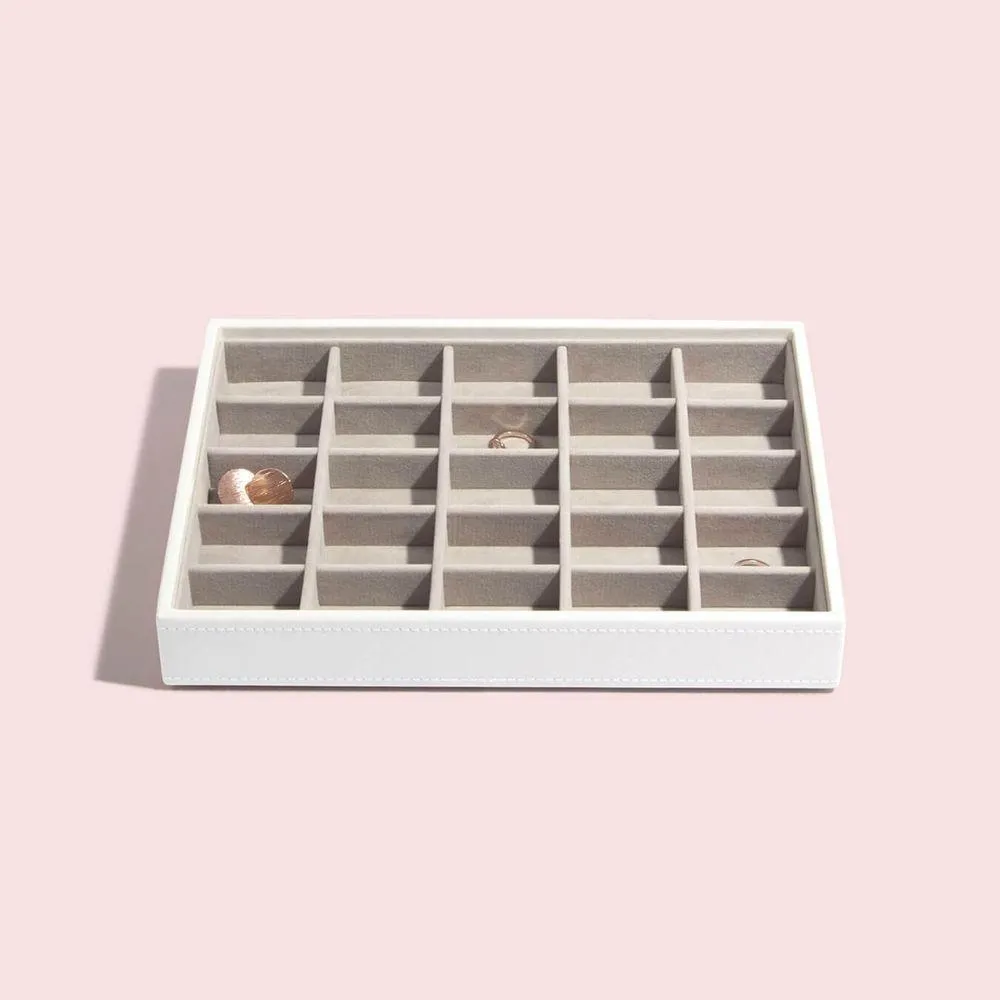 Stackers Classic Jewellery Tray Set White