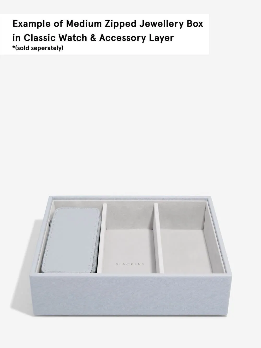 Stackers Medium Travel Jewellery Box Lavender