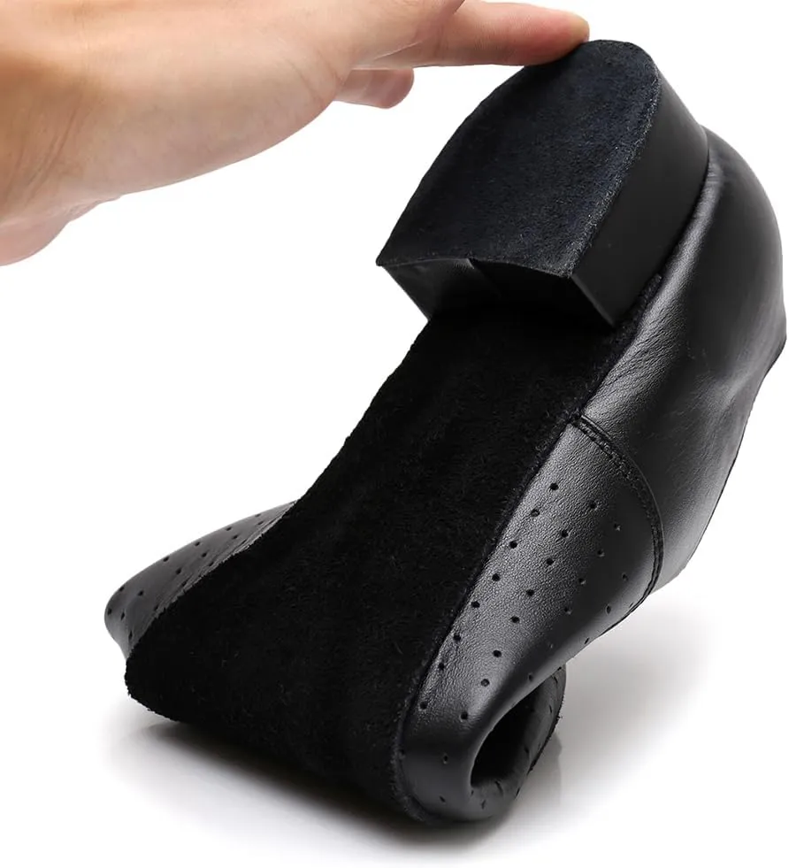 SWDZM Mens Leather Ballroom Latin Dance Shoes Modern Salsa Tango Dancing Shoes Suede Sole