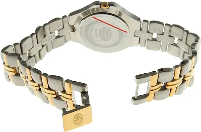 Swiss Edition Women's Bracelet Watch- Sport Bezel-Two-Tone Gold Plated