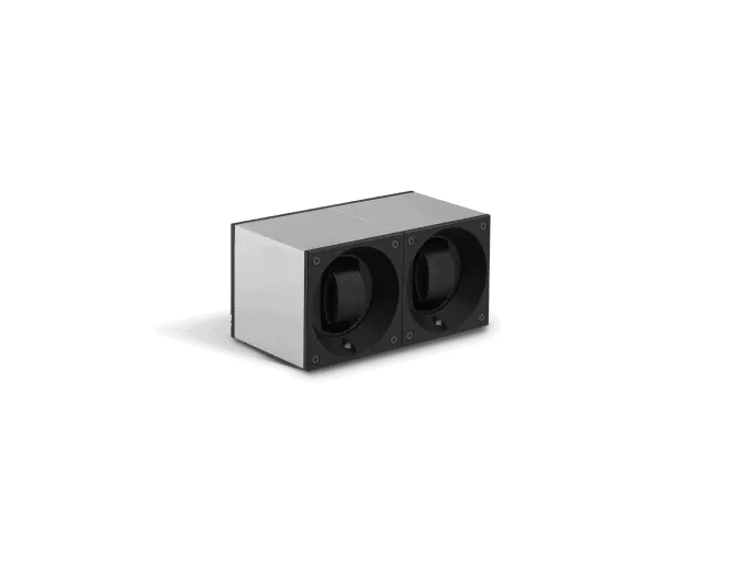 Swiss Kubik Aluminium Masterbox Duo Silver Anodized Aluminum