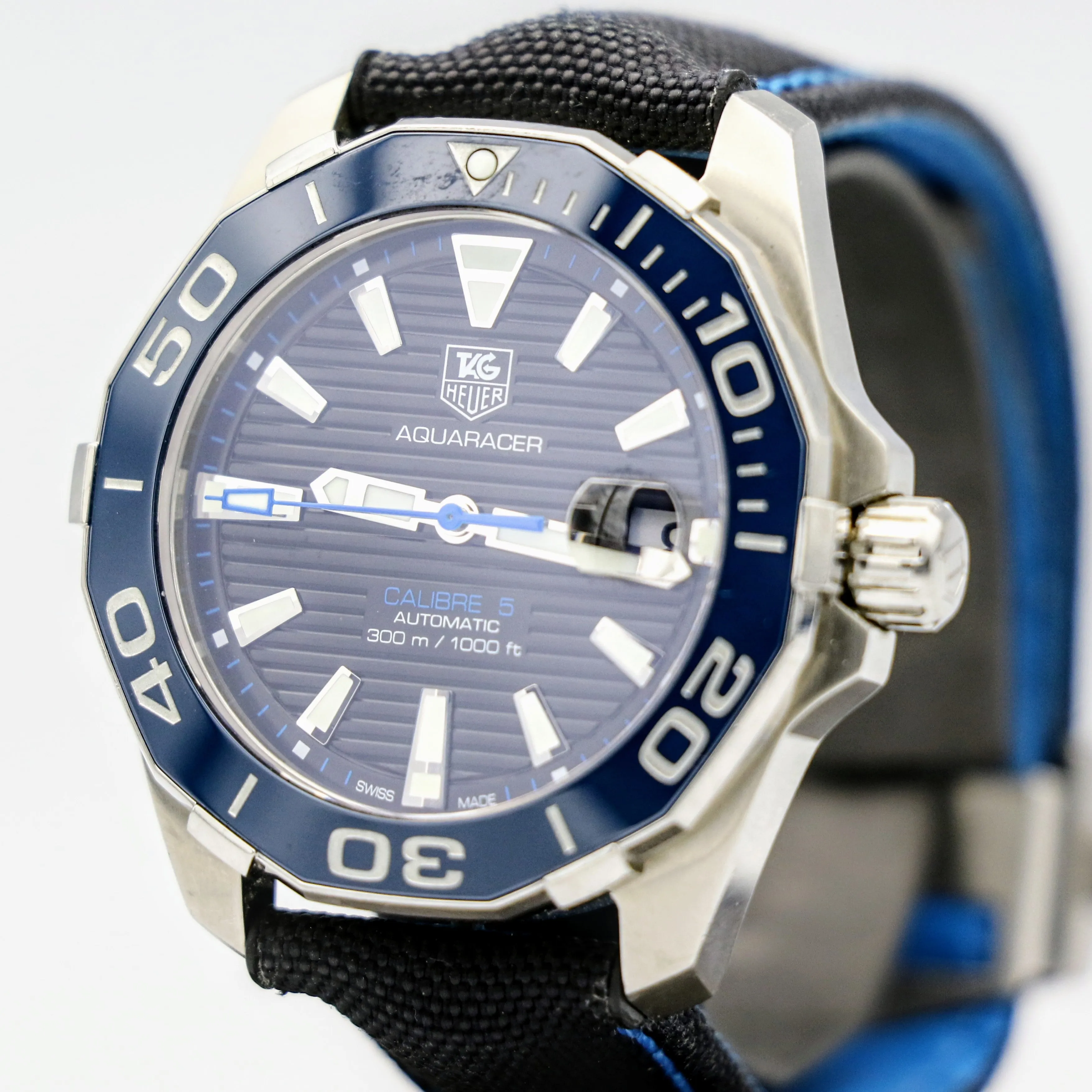 TAG HEUER Aquaracer Wristwatch Cal 5 Automatic Dive Rotating Bezel Watch