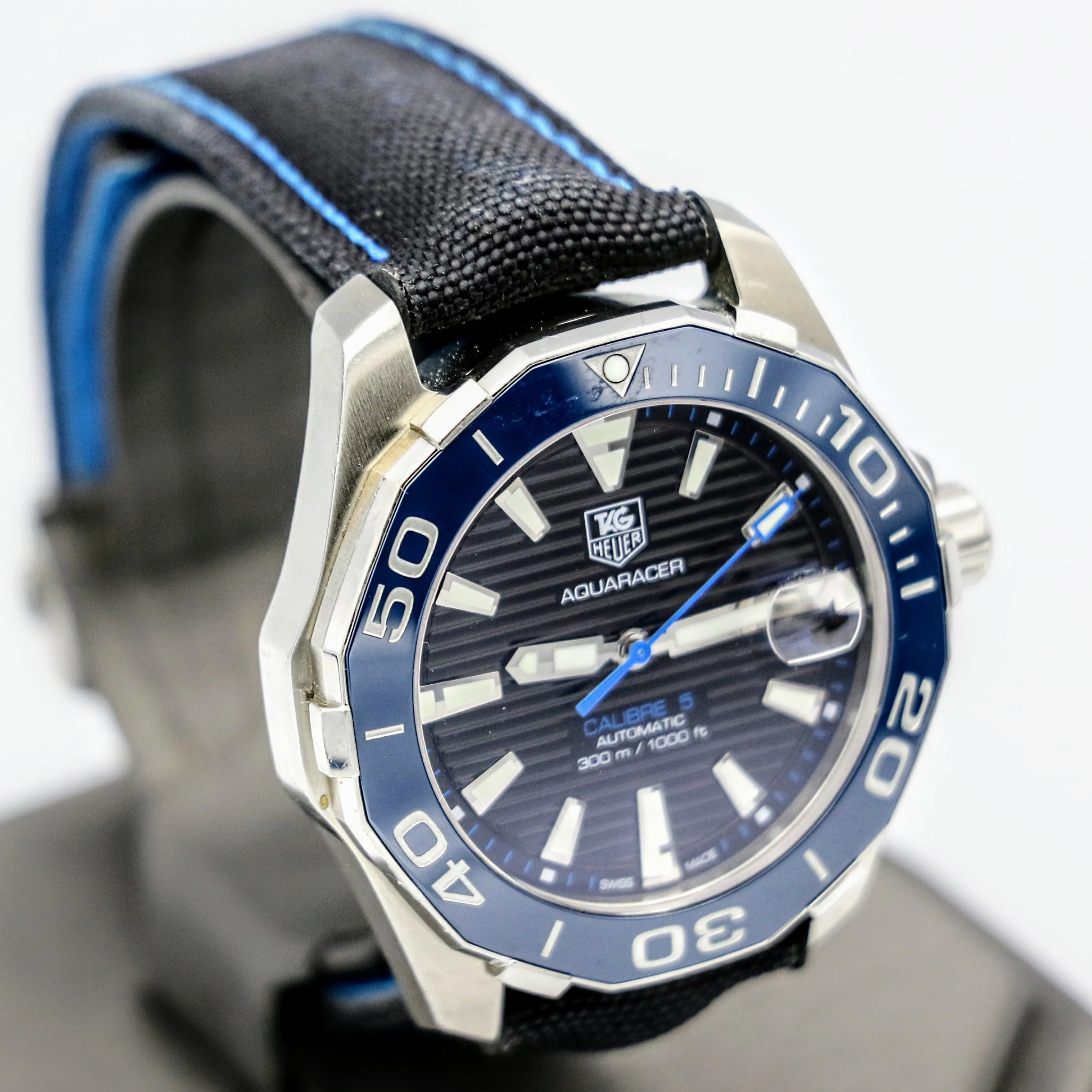 TAG HEUER Aquaracer Wristwatch Cal 5 Automatic Dive Rotating Bezel Watch
