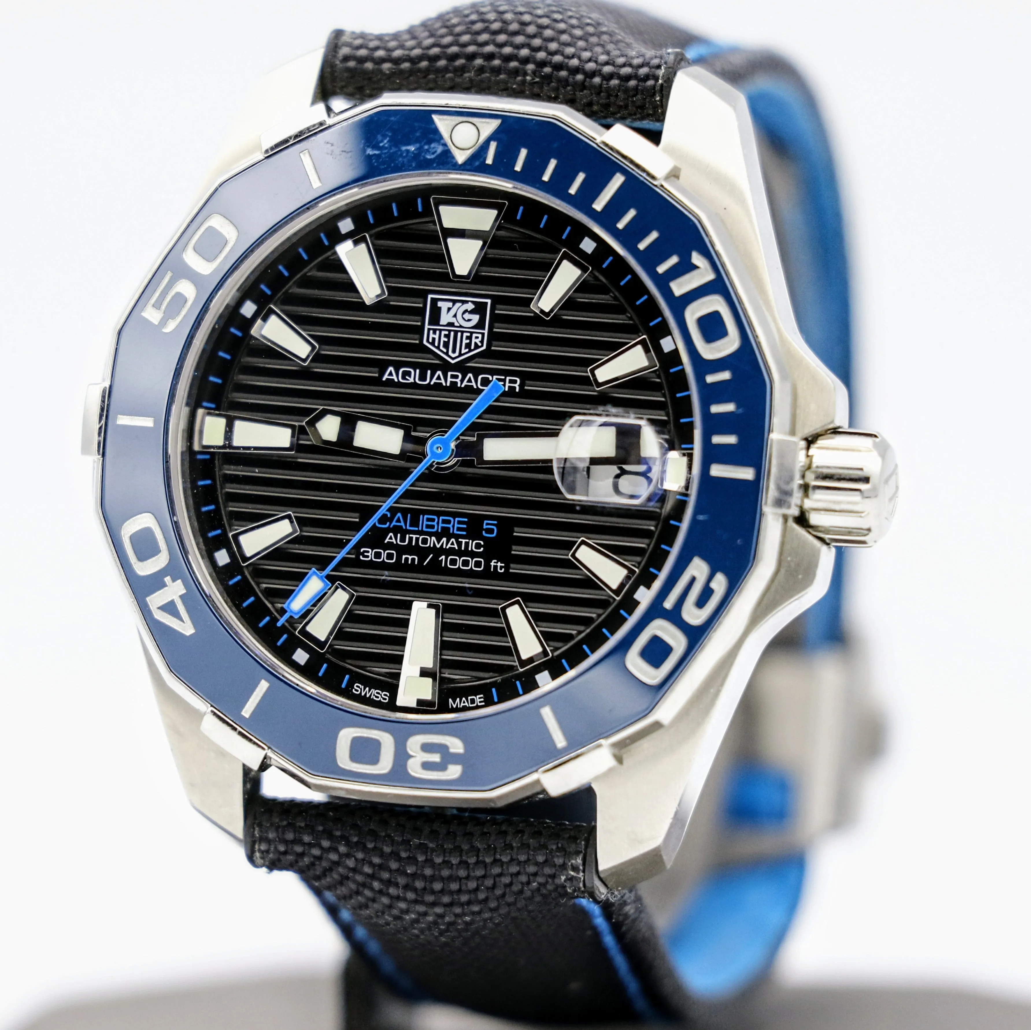 TAG HEUER Aquaracer Wristwatch Cal 5 Automatic Dive Rotating Bezel Watch