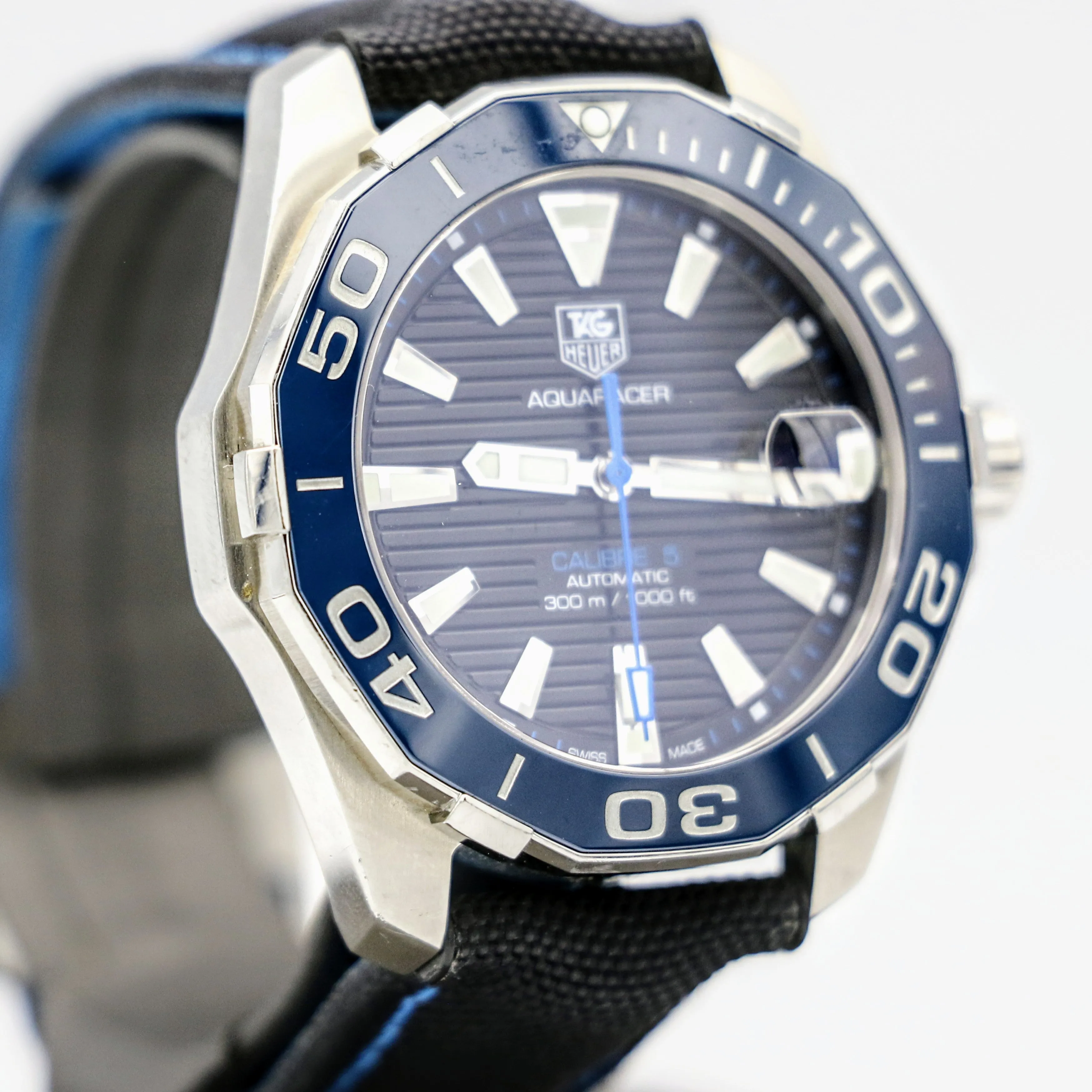 TAG HEUER Aquaracer Wristwatch Cal 5 Automatic Dive Rotating Bezel Watch
