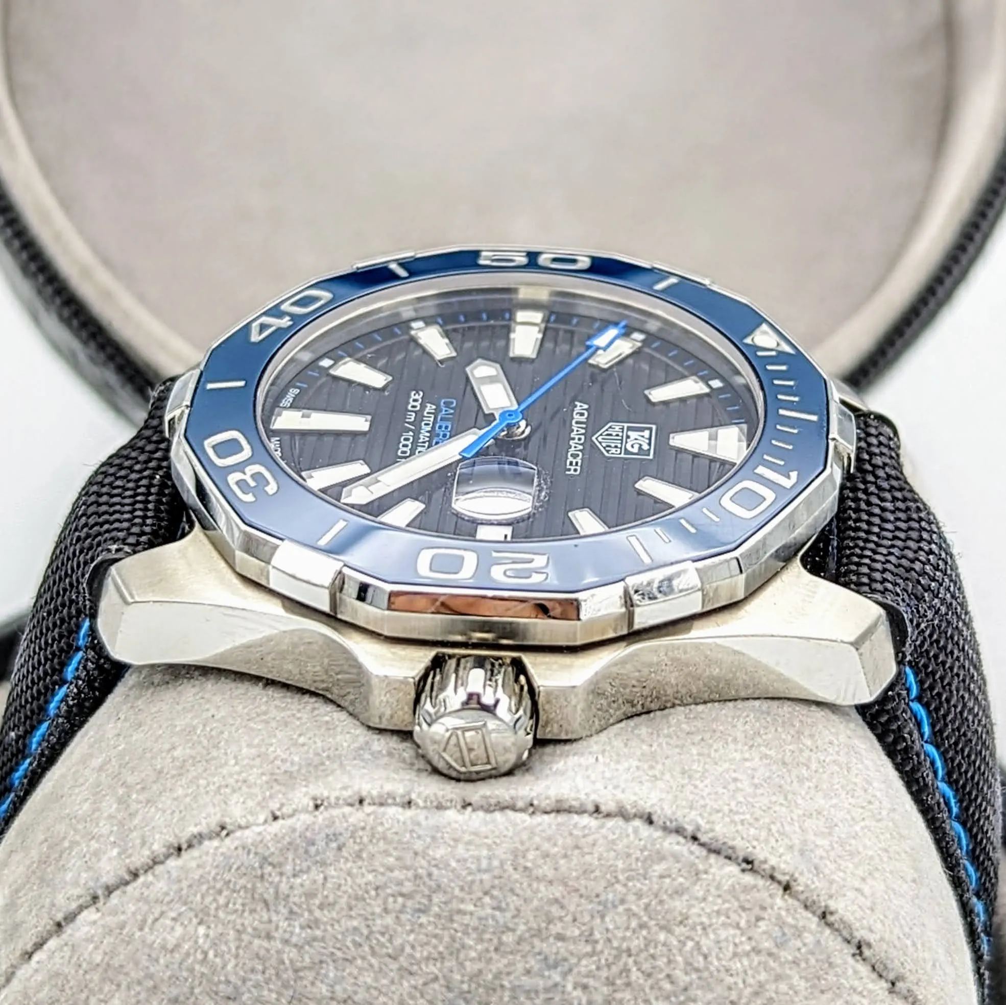 TAG HEUER Aquaracer Wristwatch Cal 5 Automatic Dive Rotating Bezel Watch