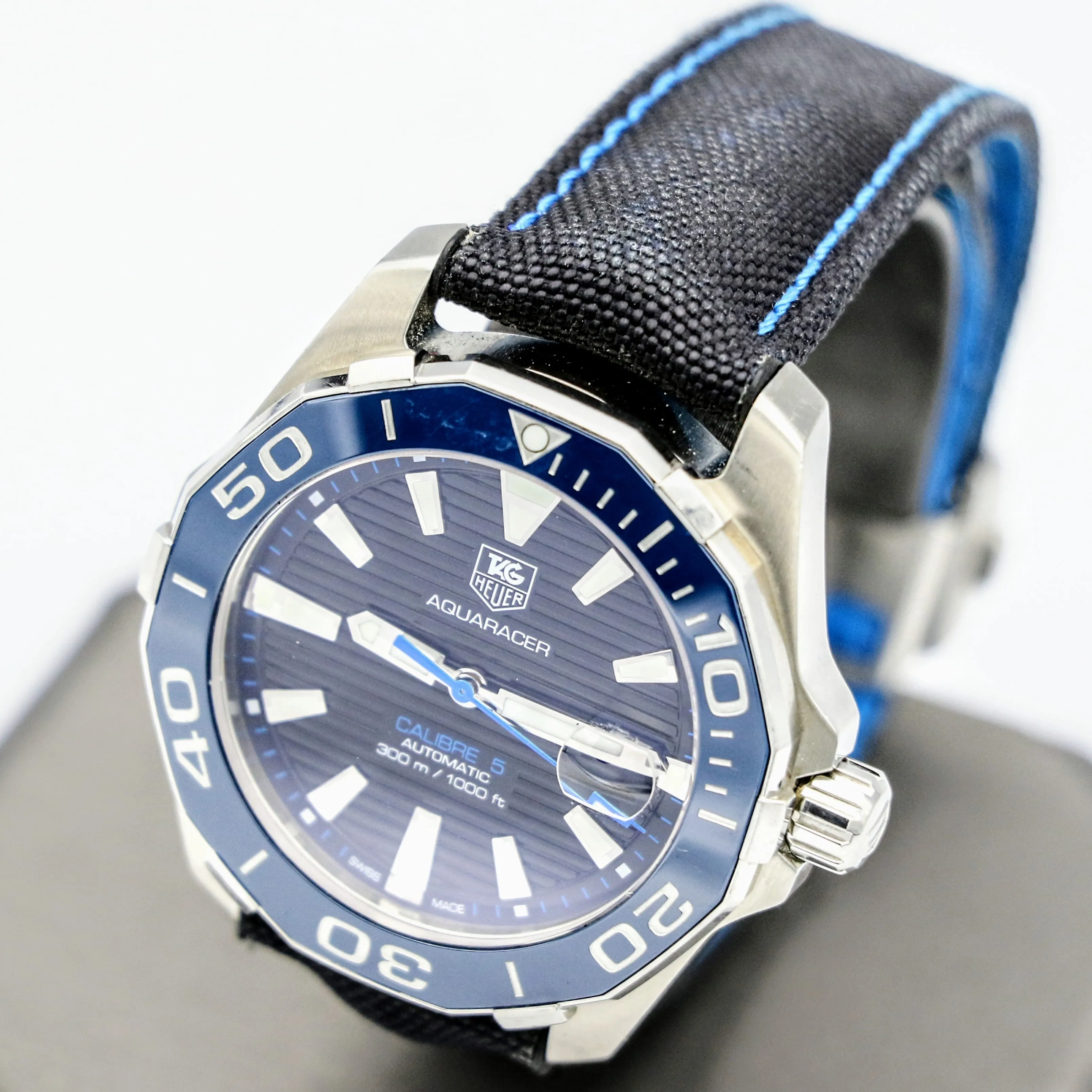 TAG HEUER Aquaracer Wristwatch Cal 5 Automatic Dive Rotating Bezel Watch