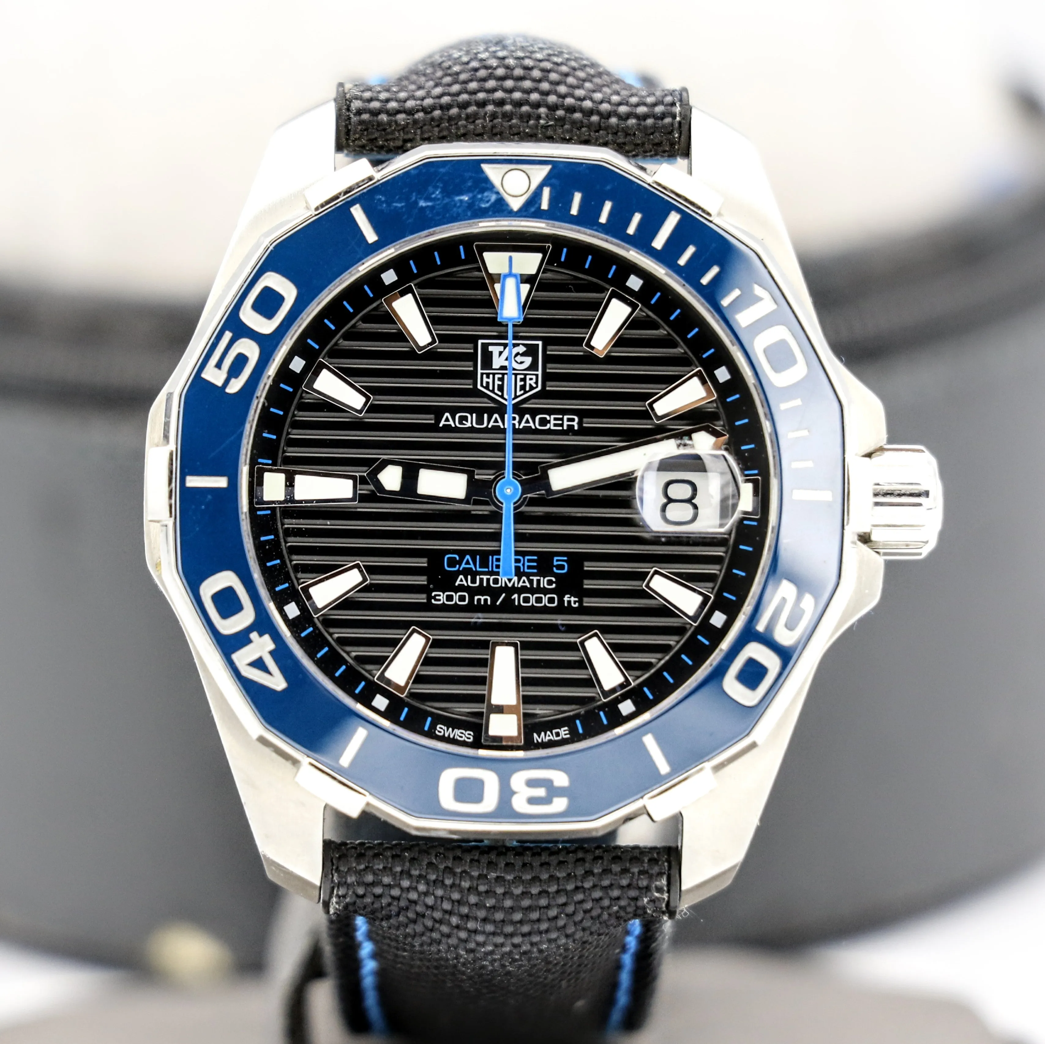 TAG HEUER Aquaracer Wristwatch Cal 5 Automatic Dive Rotating Bezel Watch