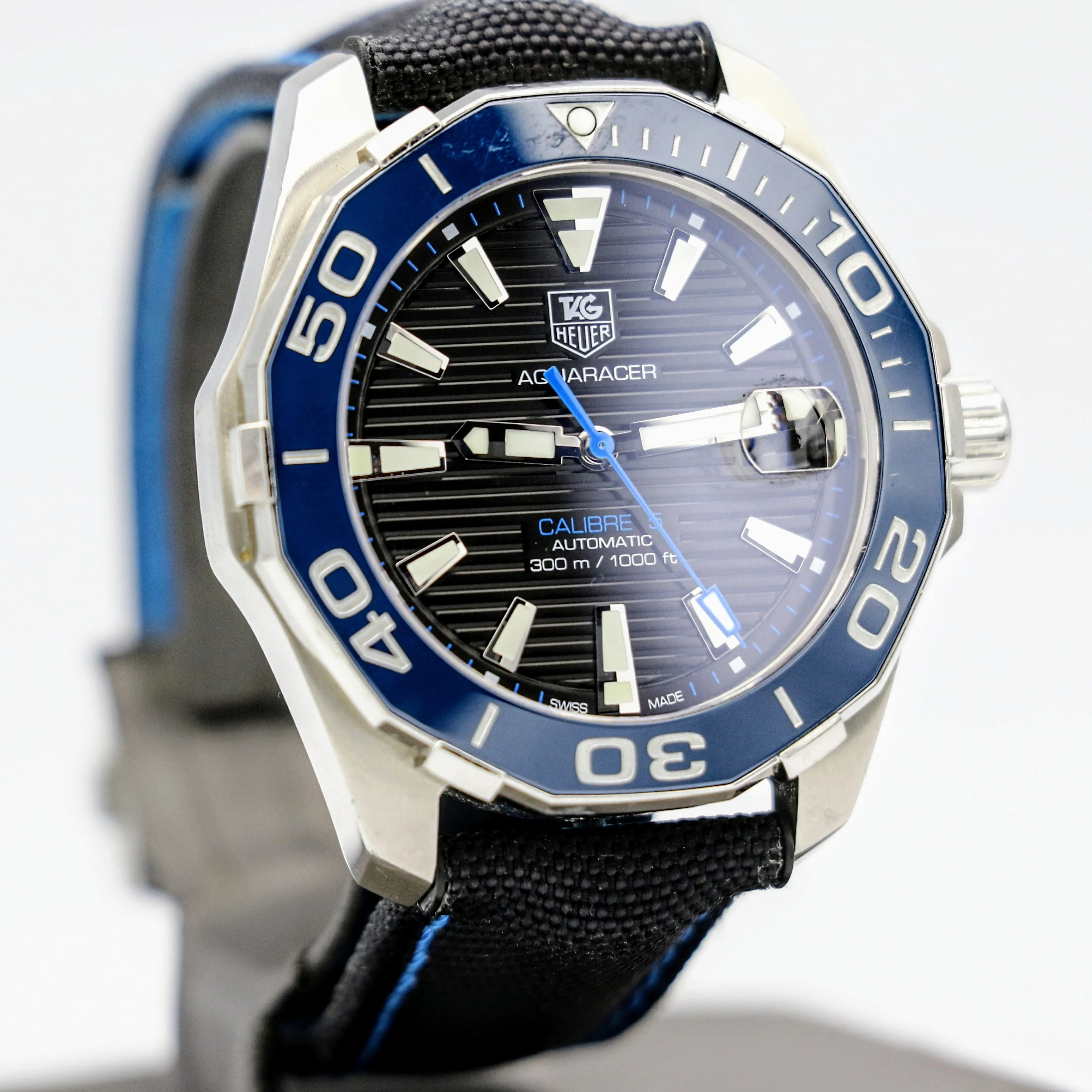TAG HEUER Aquaracer Wristwatch Cal 5 Automatic Dive Rotating Bezel Watch
