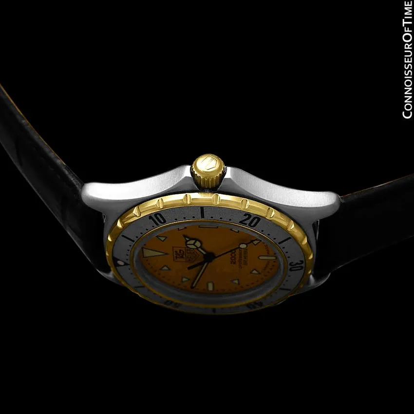 Tag Heuer Professional 2000 Mens Diver Watch, 974.006 - Stainless Steel and 18K Gold Plated