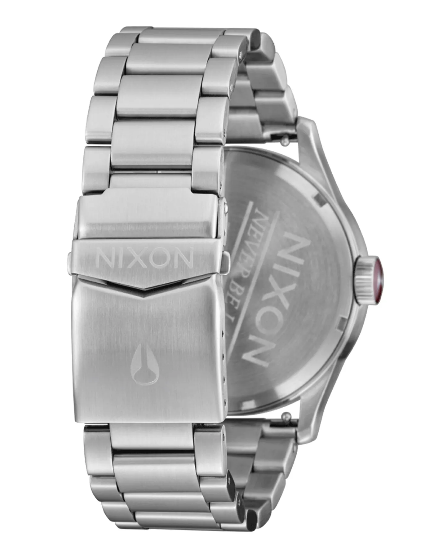 The Sentry SS Silver/Cranberry Watch
