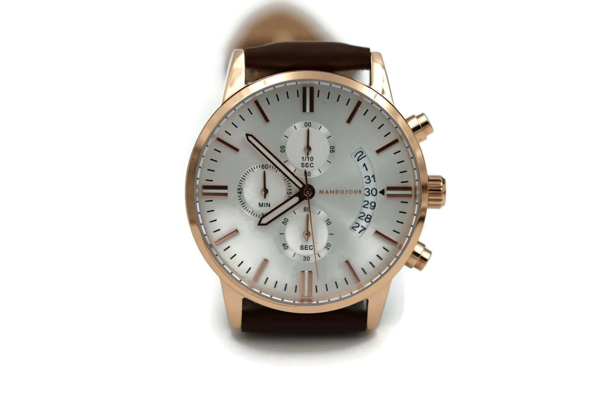 Three-Eye Calendar Chronograph Men's Watch