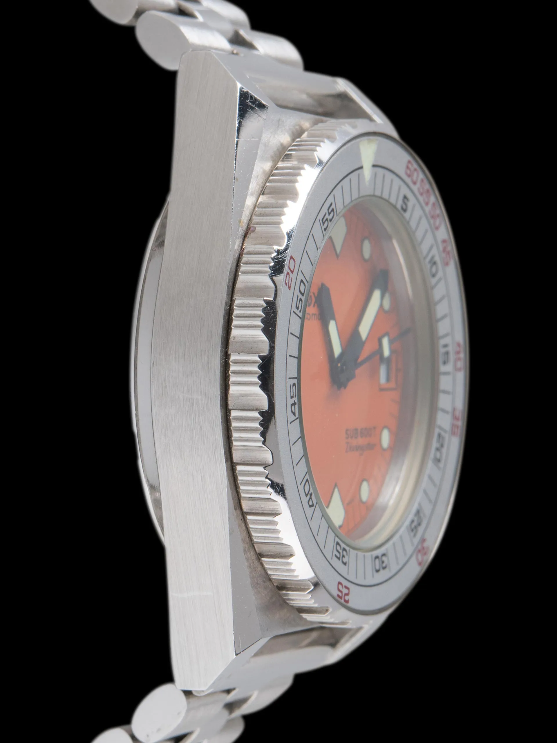 *Unpolished* 1980s DOXA Sub 600T Divingstar (Ref. 4653) Orange Dial "Aubrey Era"