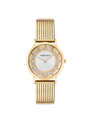 Versace Silver Dial Women Watch - Ve3M00522