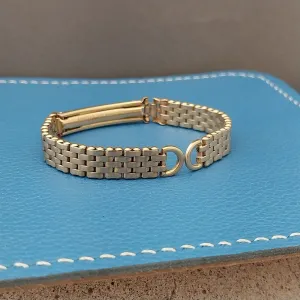 Vintage Kreisler Yellow Gold-Filled Ladies Mesh 1950s Unused Watch Band