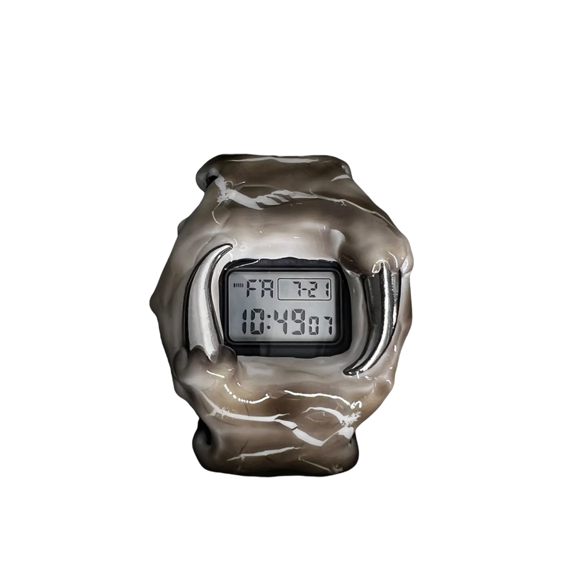 White Spiked Watch