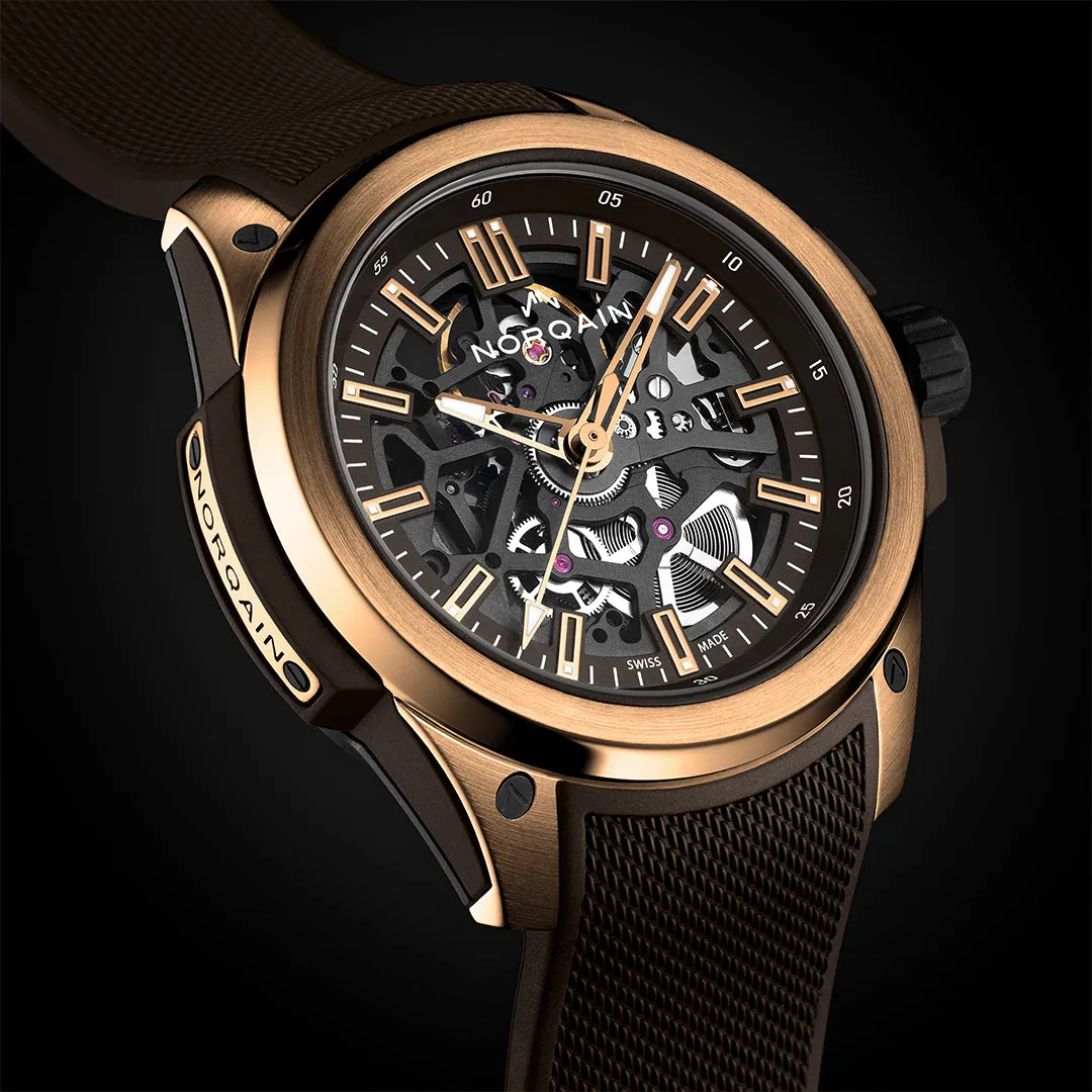 Wild ONE Skeleton 42mm Gold - Black Norteq Buckle