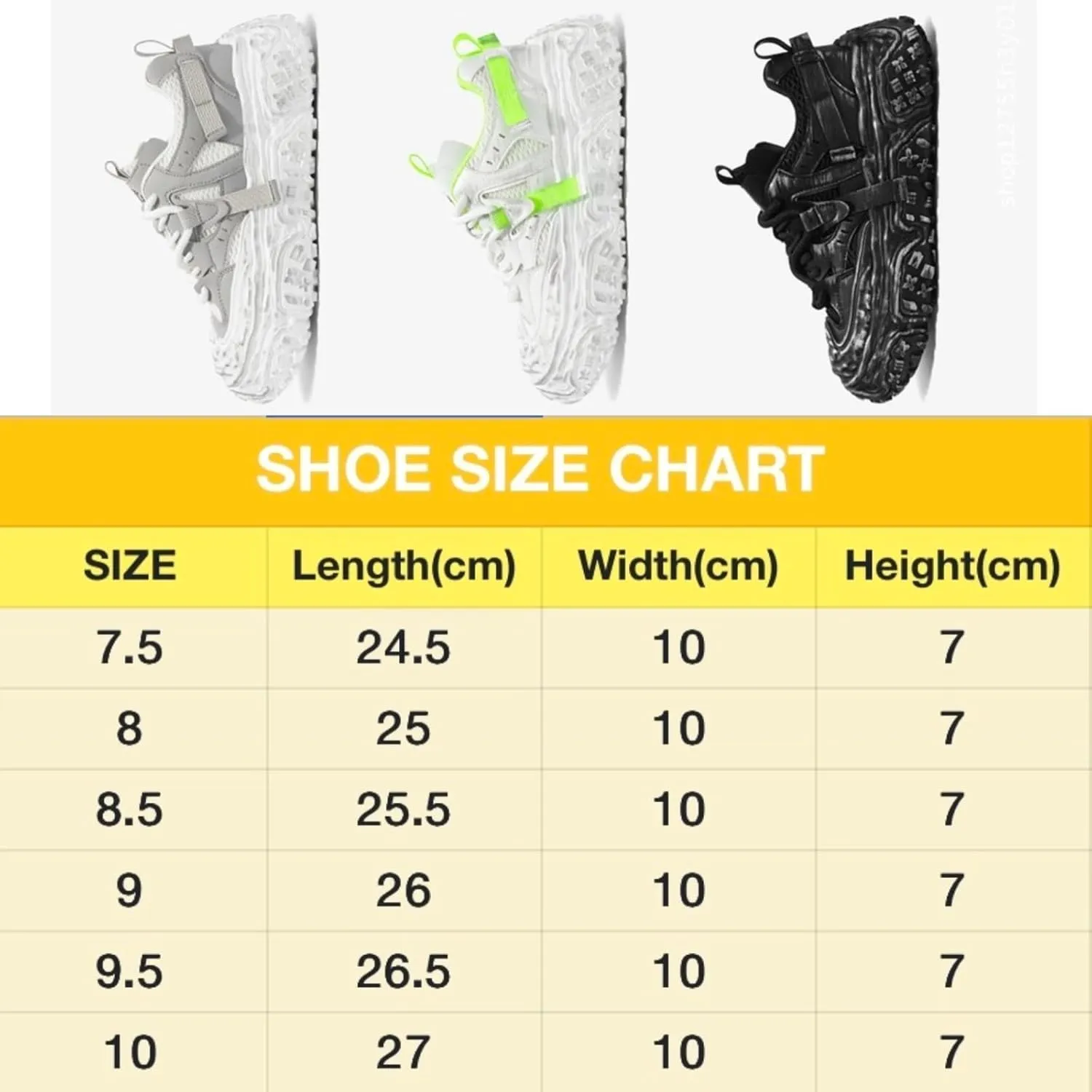 Women Chunky Platform Sneakers, Futuristic Techwear Dad Shoes, Y2K Fashion Outdoor Streetwear, Breathable Non Slip