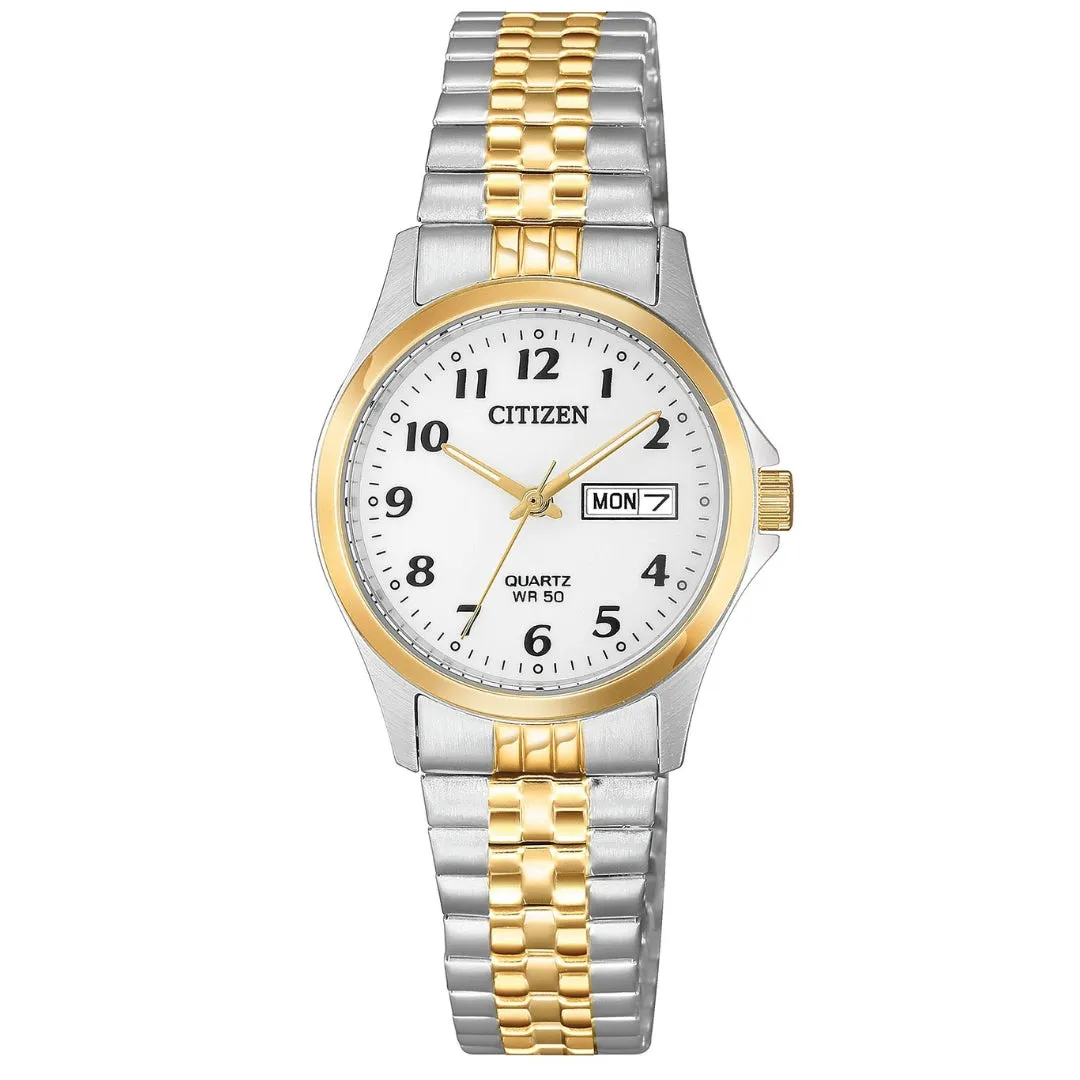 Women's Quartz Two-Tone Stainless Steel Bracelet Watch by Citizen
