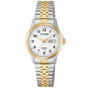 Women's Quartz Two-Tone Stainless Steel Bracelet Watch by Citizen