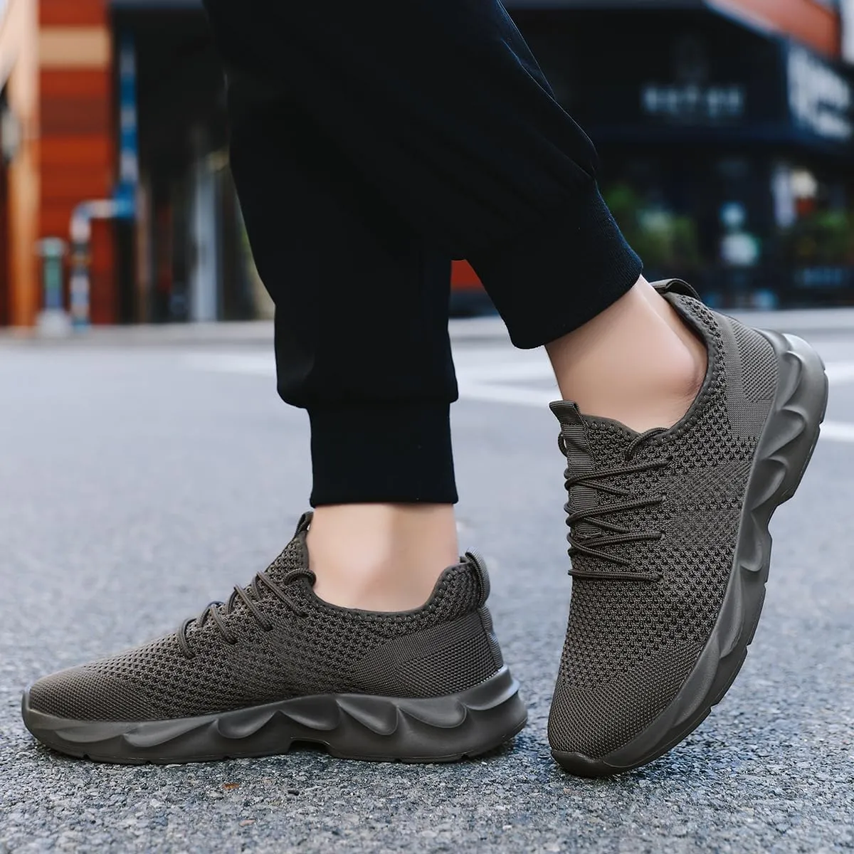Women's Running Shoes Breathable Casual Athletic Sneakers Lightweight Comfortable Slip On Gym Walking Tennis Fashion Casual Shoes Sports Shoes