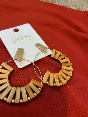 Wood accented hoops
